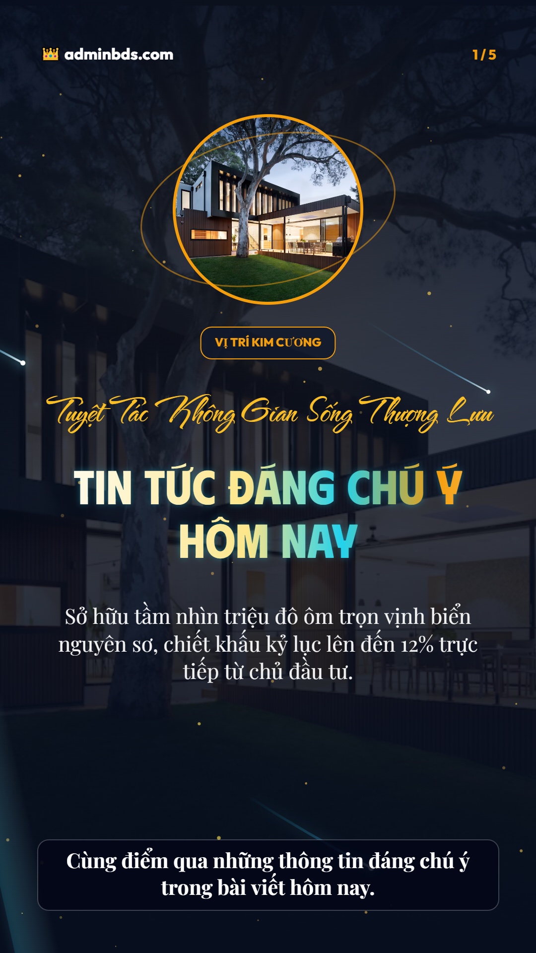 Mẫu video bất động sản tạo bằng phiên bản Pro